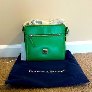 Dooney & Bourke Saffiano Leather Allison Crossbody - Kelly Green - NWT